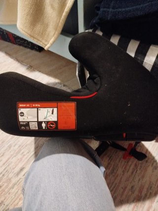 Alzador silla coche negro