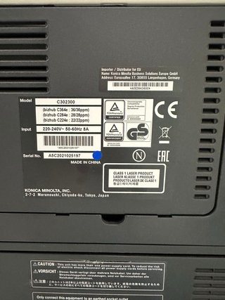 Impresora Profesional Konica Minolta bizhub C284.