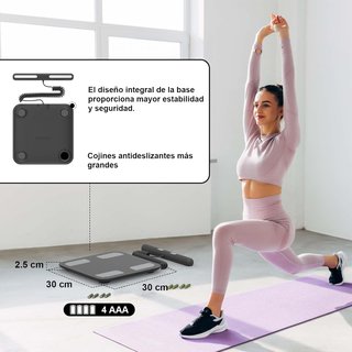 Báscula Inteligente Grasa Corporal Healthkeep