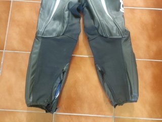 Traje Moto 2 Piezas Spike Negro/Blanco Mono