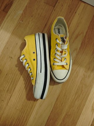 Converse Plataforma Amarillas