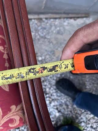 6 Sillas Clásicas Madera y Tela