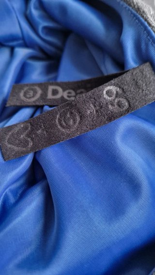 Vestido Desigual gris con mariposa