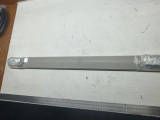 Kit Barra Armario Emuca Luxe 0,75m