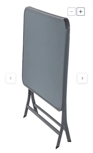 ¡¡OFERTA!! Mesa plegable Emys gris 70x110