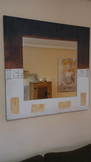 Espejo decorativo madera