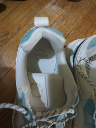 Zapatillas plataforma azul y blanco
