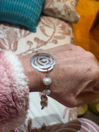 Pulsera Tous Plata y Perlas