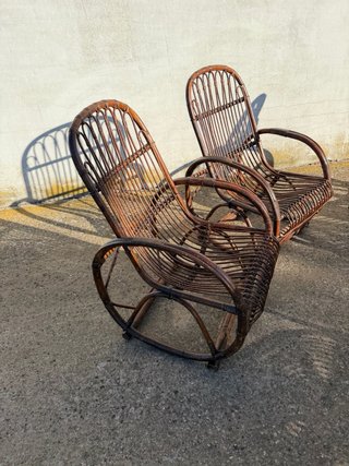 Mesa y 4 Sillones Rattan