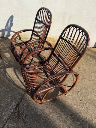 Mesa y 4 Sillones Rattan