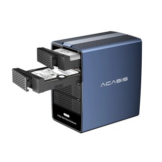 Caja Disco Duro ACASIS 4 Bahías SATA/SAS
