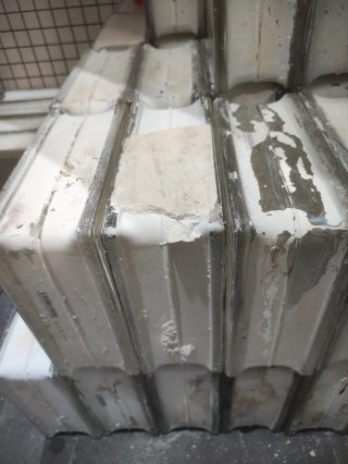 Piezas de pavés de vidrio
