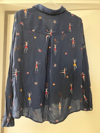Camisa Zara Estampada Bailarinas