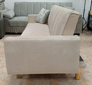 Sofá Cama "Bogota", Beige, Cómodo. ¡OFERTA!