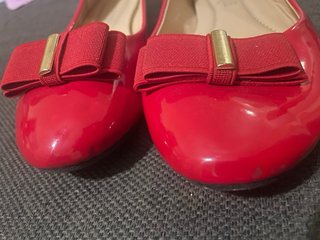Ballerine rosse lucide n.40
