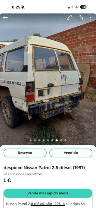 Despiece Nissan Patrol (1997)