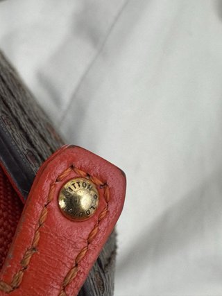 Cartera/Monedero Louis Vuitton Marrón y Rojo