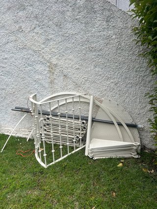 Escalera Caracol Hierro forjado Blanca
