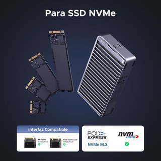 UGREEN Carcasa M2 NVMe SSD 40Gbps USB