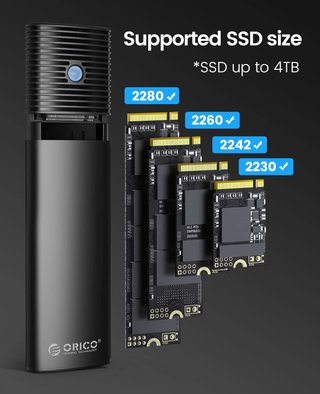 ORICO M.2 NVMe/SATA Carcasa 10Gbps