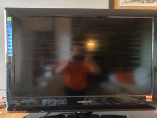 Hannspree TV Pantalla Velada - Para Reparar