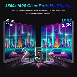 Monitor Portátil WUAWE 2.5K 144Hz