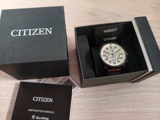 Orologio Crono Citizen CA4215-04W solare come nuovo