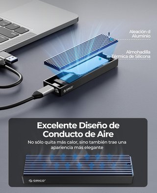 ORICO Carcasa SSD M.2 NVMe Externa USB