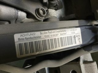 Bse motor completo audi a3 1.6 ambiente 50187