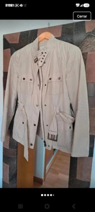 Sahariana beige mujer