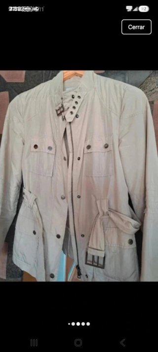 Sahariana beige mujer