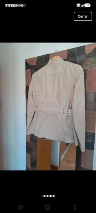 Sahariana beige mujer