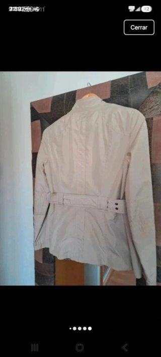 Sahariana beige mujer