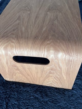 Bandeja de madera curva