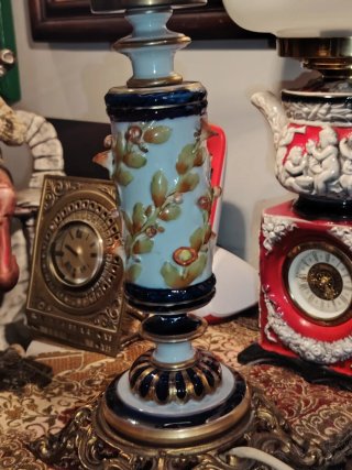 Lampada da Tavolo Anni 60 in Ceramica Sevres e Ott