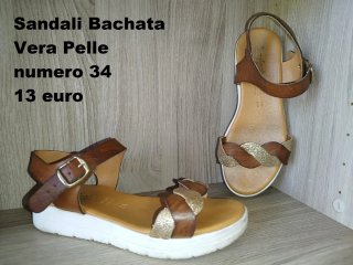 Sandali Bachata n.34 Vera Pelle