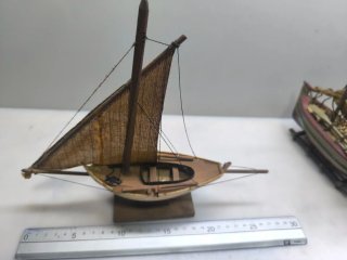 Conjunto 13 Maquetas Barcos Madera
