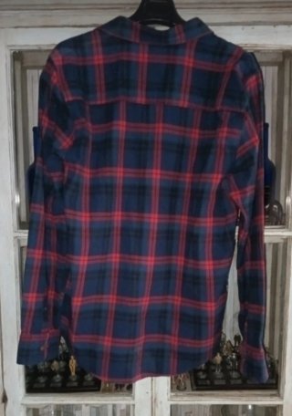 Camisa Silbom cuadros azul y rojo
