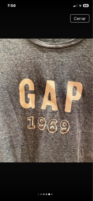 2 Camisetas Gap Talla M mujer