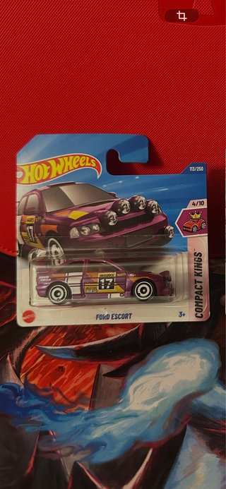 Hot Wheels Ford Escort Compact Kings Morado