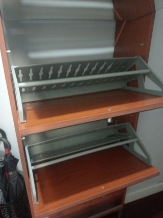 Zapatero con espejo y gran capacidad