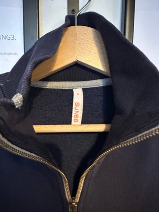 Felpa SUN68 Uomo Zip Intera Blu Taglia S