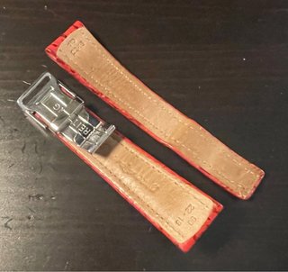 Breitling correa piel 22mm con cierre deployable