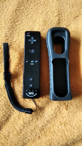 Mando Wii Motion Plus Incorporado Negro