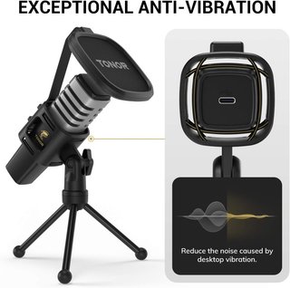 Micrófono USB TONOR Cardioide PC
