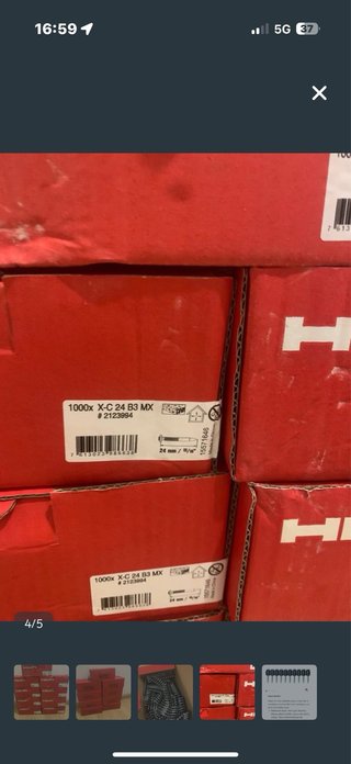 Clavos Hilti