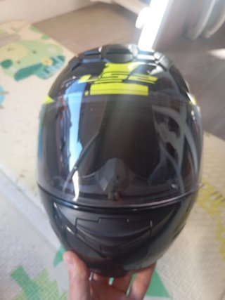 Casco LS2 Talla M Negro/Amarillo