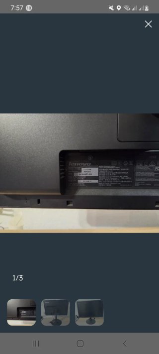 Monitor Lenovo 24' T2454pA
