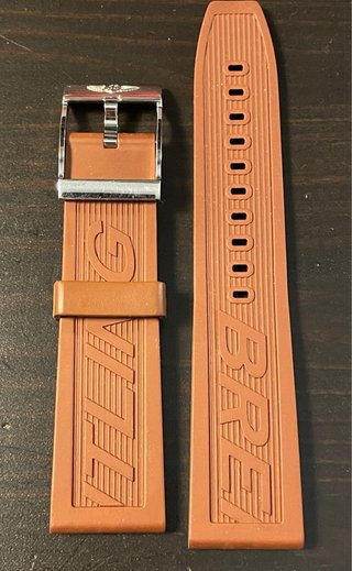 Breitling correa de caucho 24mm