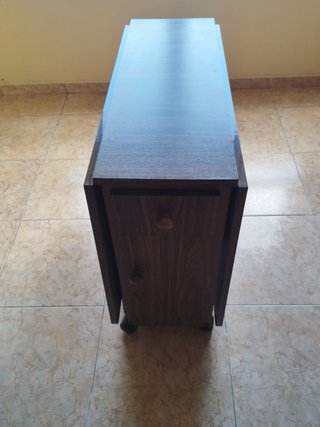 Mesa plegable de madera